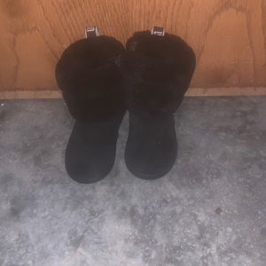 Baby Black Ugg Boots Size 6/ Suede